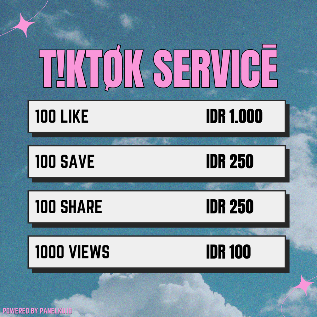 Tiktok Like No Drop View Global Likes Tiktok Bergaransi - Panelkusmm