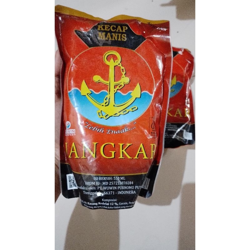 Kecap Enak /Kecap Manis CAP JANGKAR 550 ml