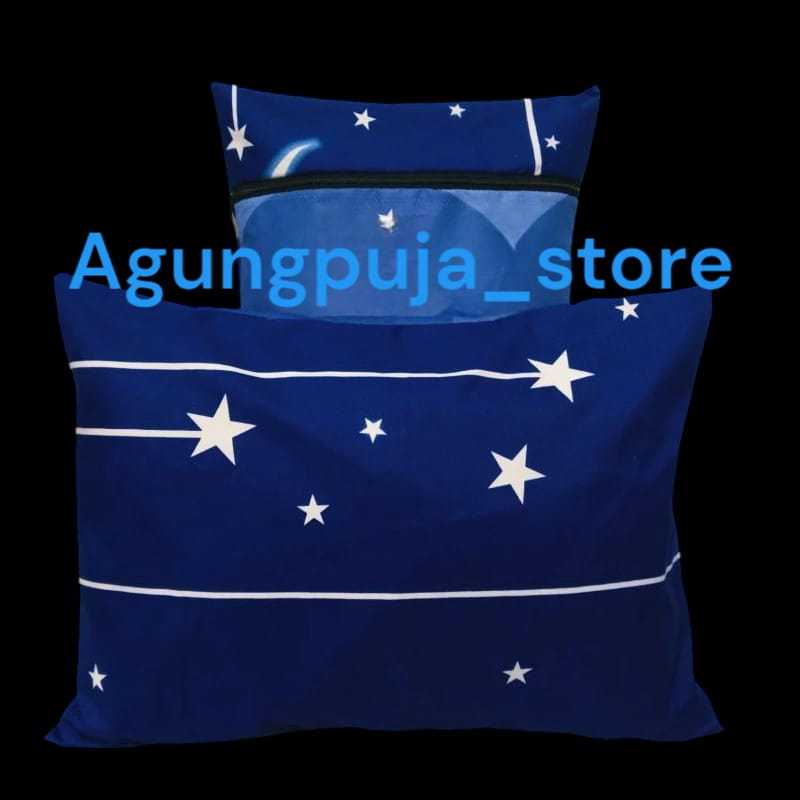 Sarung Bantal sarung bantal tidur motif kartun Sarung Bantal Katun Sarung Bantal Resleting isi 20pcs