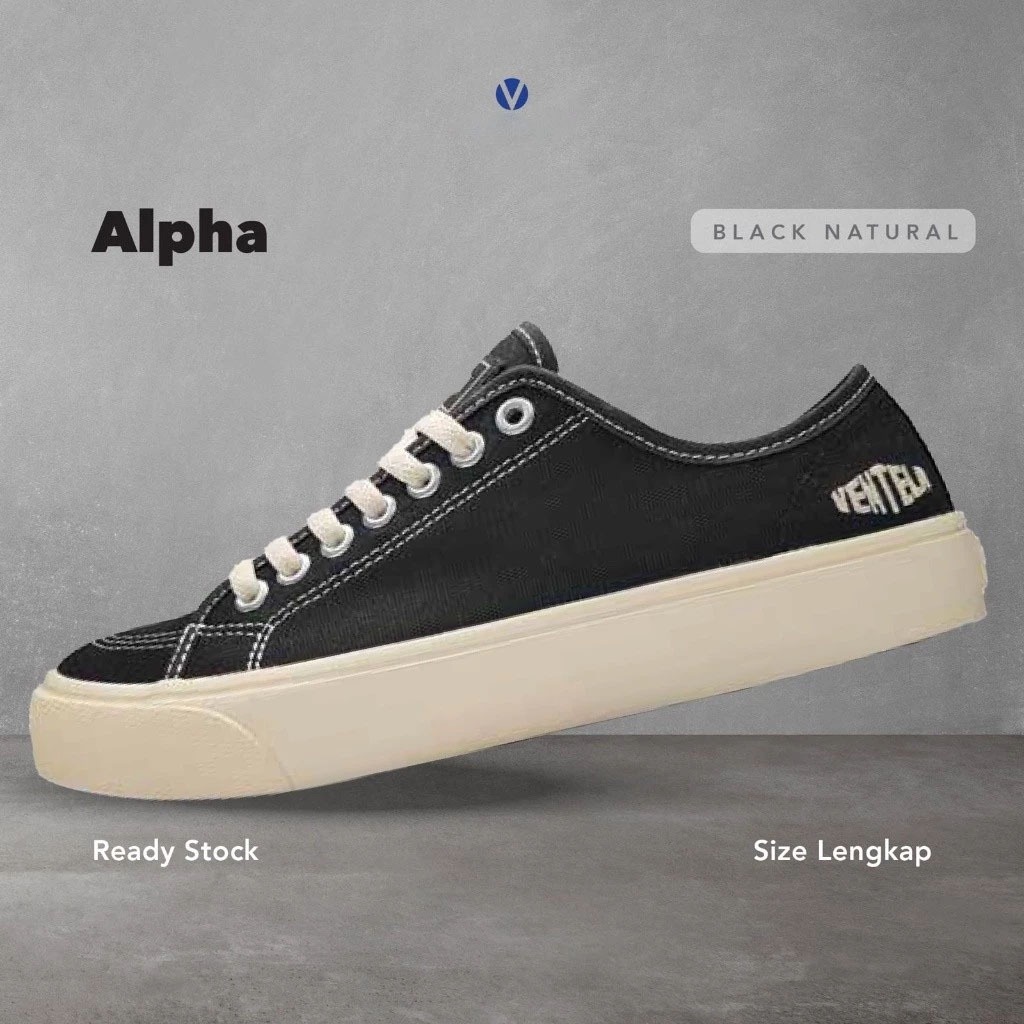 Ventela Alpha Low Black Natural