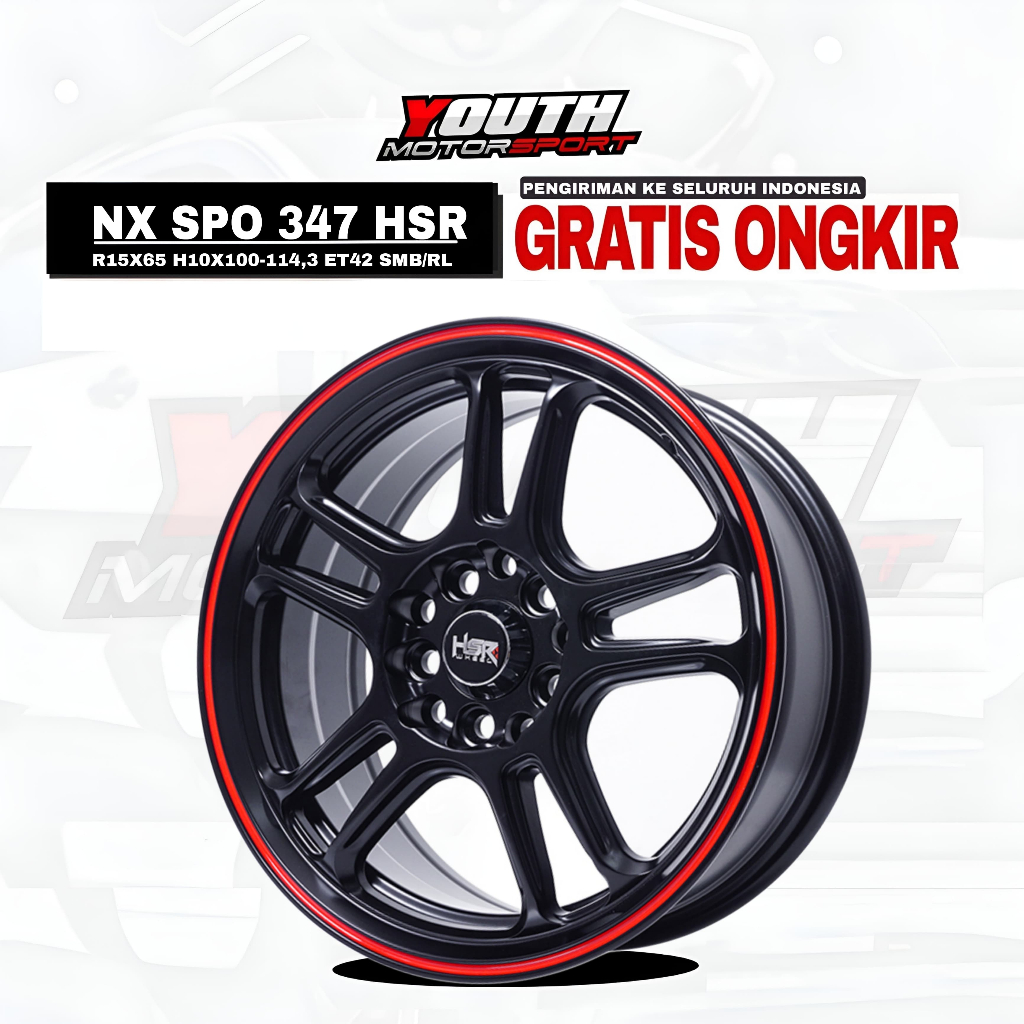 VELG R15 HSR NXSPO UNTUK INOVA,ERITGA,XPANDER DLL