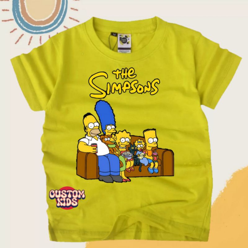Baju anak pakaian kaos Distro Original The Simpsons