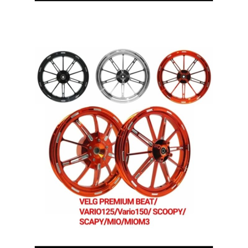 PELEK RECING PREMIUM VND VD P10 H VARIO 110/BEAT/ SCOOPY UK 185/215-14