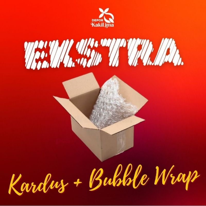 

PACKING TAMBAHAN | KARDUS + BUBBLE WRAP
