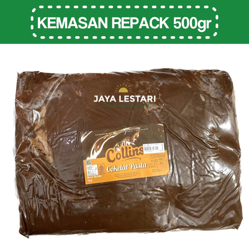 

Collins Cokelat Pasta Filling (Repack 500g)