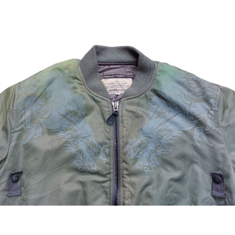 vintage avirex dragon bomber jacket