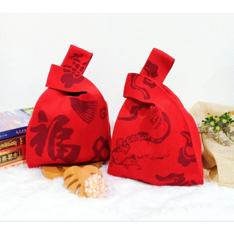 

kantong imlek / kantong hampers imlek / kantong kue imlek / Tas imlek / TAs hamper imlek /kantong souvenir imlek / Tas souvenir imlek