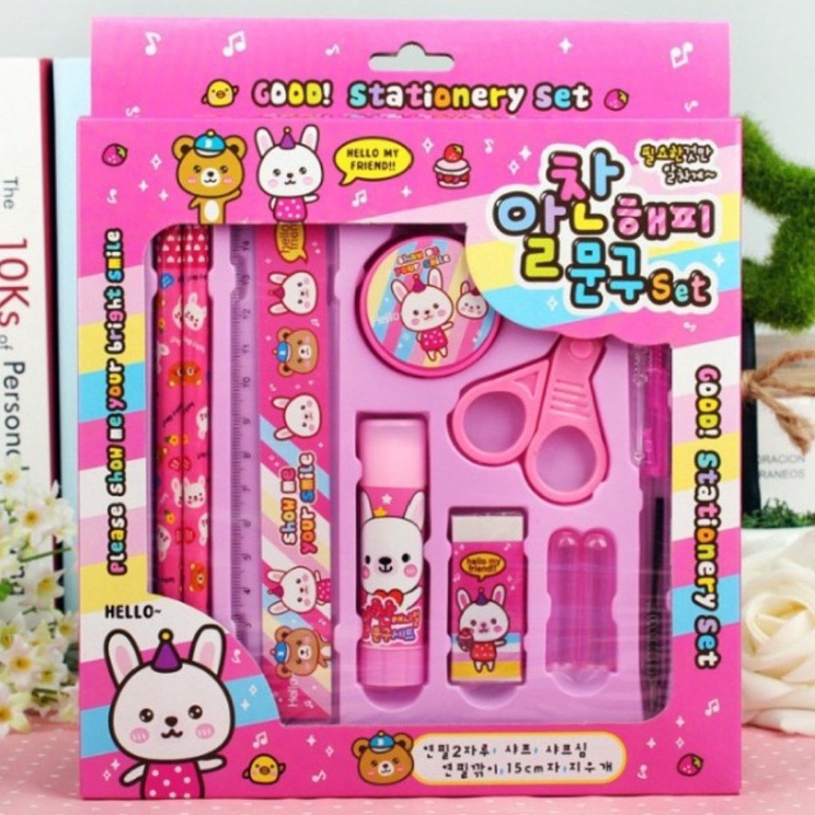 

Obral Baru set atk 8in1 Alat Tulis set 8in1 Alat Tulis Karakter Set Alat Tulis Anak Stationery Set Paket Alat Tulis