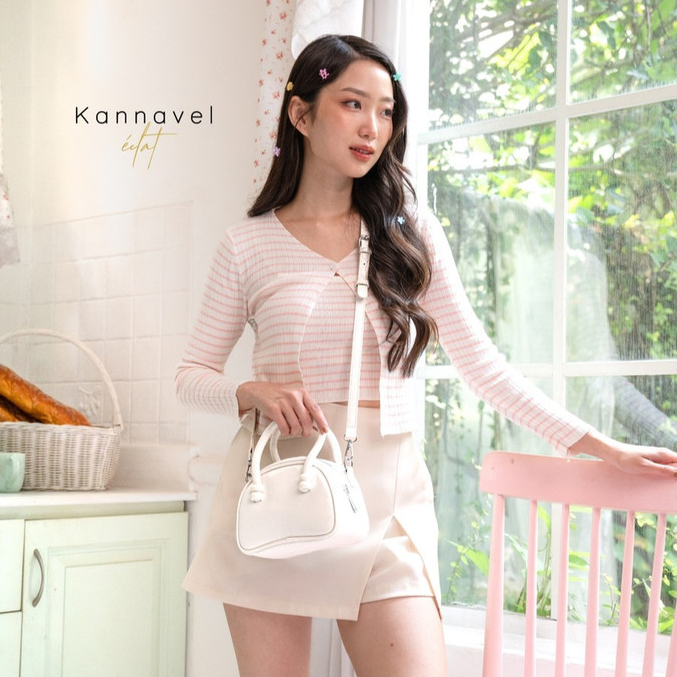 KANNAVEL ECLAT - Delphine Sling Bag / Hand Bag / Tas Wanita Korean style PU