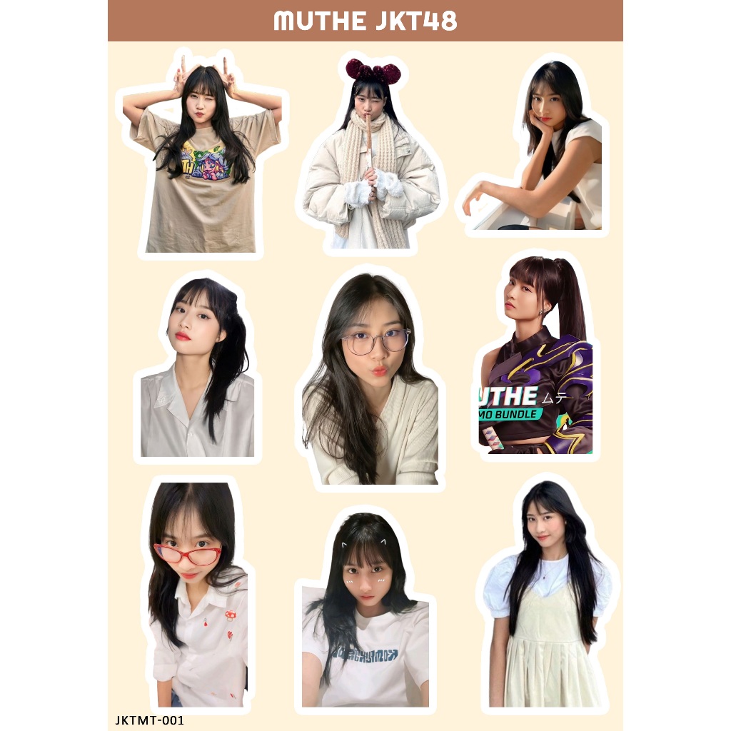 MUTHE STIKER JKT 48 I STIKER JKT 48 I JKT 48 NEW ERA I STIKER  MUTHE JKT48 I STIKER HOLOGRAM JKT48