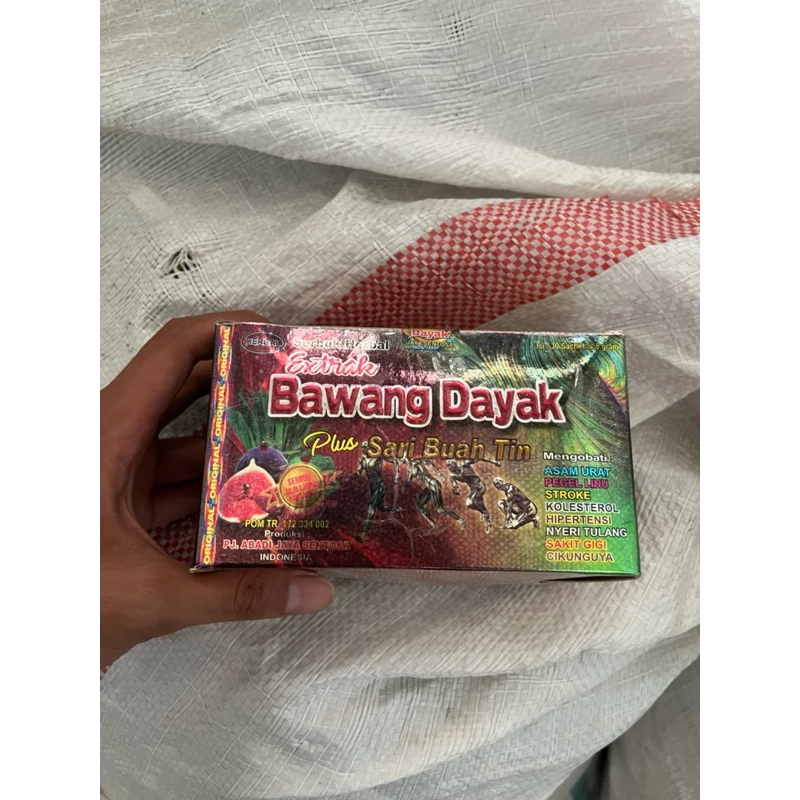 bawang dayak serbuk isi 30 sachet asli