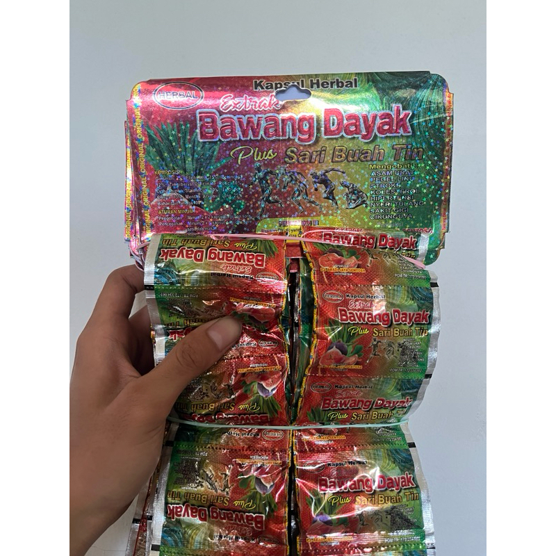 bawang dayak kapsul asli original