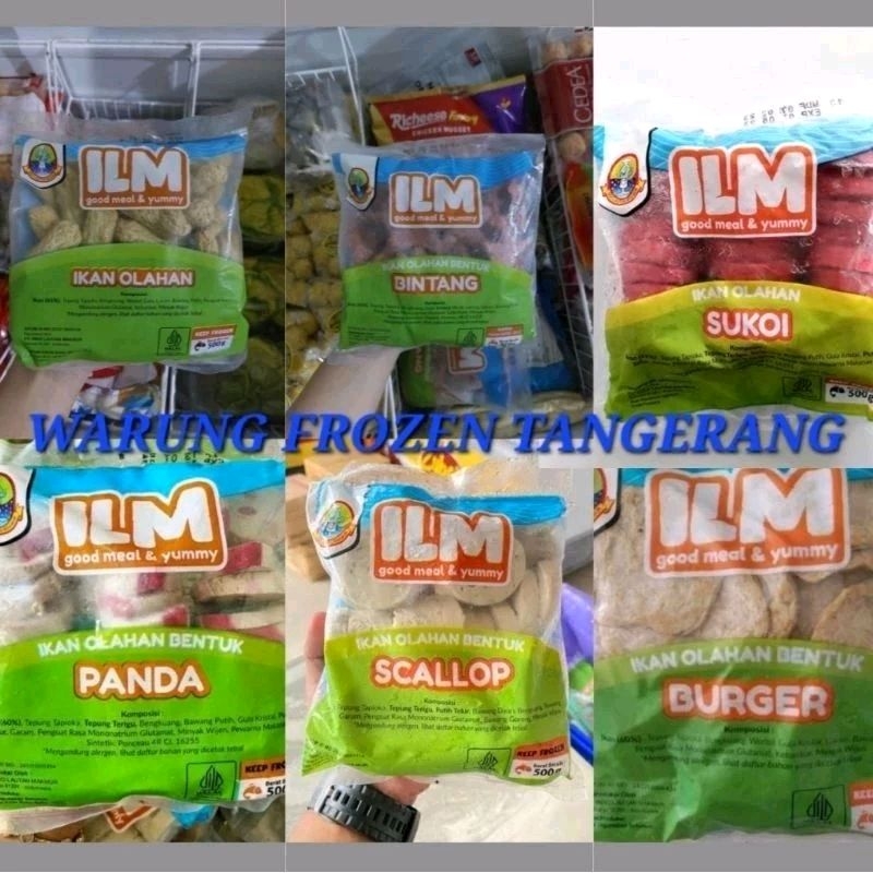 

ILM Aneka Bentuk Tempura Bintang Sukoi Panda Scallop Stik Es krim - Warung Frozen Tangerang