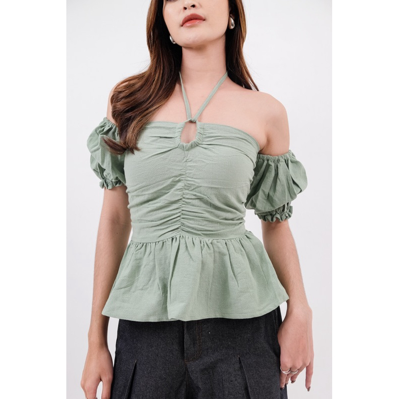 TWELVEMARCH - TALILA TOP / ATASAN LINEN / TOP LINEN / ATASAN JUMBO / ATASAN PLUSSIZE / ATASAN WANITA