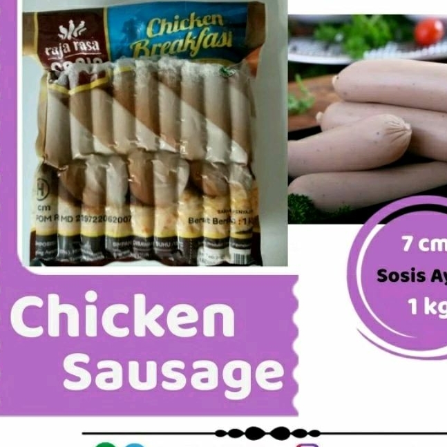 

Sosis Ayam Breakfast Raja rasa/ Aroma 1000 gram
