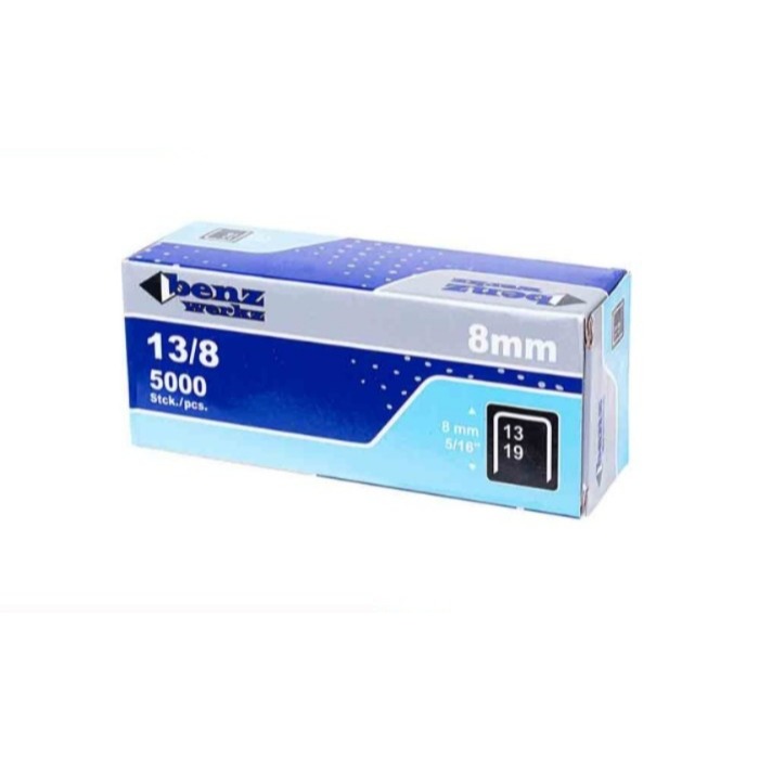 

Isian Straples Isi Staples Manual / Staples Tembak Guntacker Merek BENZ WERKZ / Original Uk. 13/8mm (8mm)