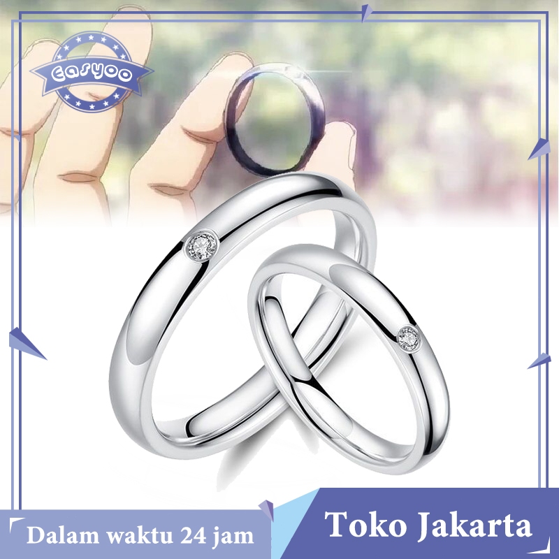 1 Pasang Cincin Yuta Jujutsu Kaisen Ring Anime Yuta Okkotsu Couple Gift