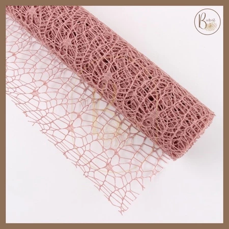 

DISKON KILAT - Kertas Jaring Buket Bunga 1 Roll Korean Jaring Spider Roll Mesh Polynet Flower Wrapping Paper Pembungkus Buket Bunga