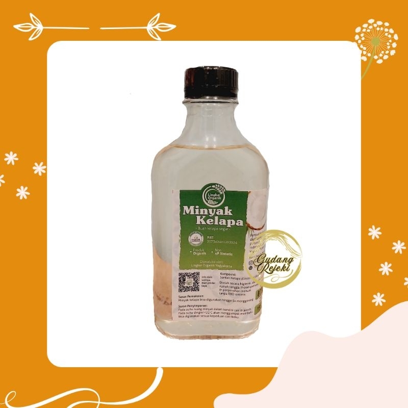 

MINYAK KELAPA 300ML LINGKAR ORGANIK MINYAK KELAPA ASLI ORIGINAL COCONUT OIL