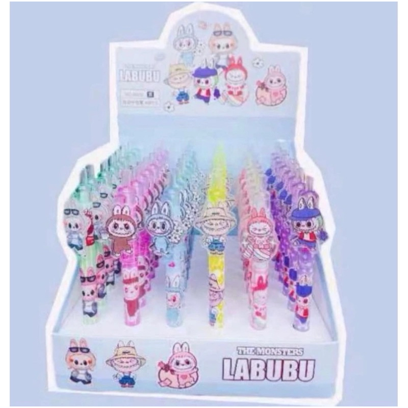 

Pena Pulpen Gel Klik Akrilik Labubu