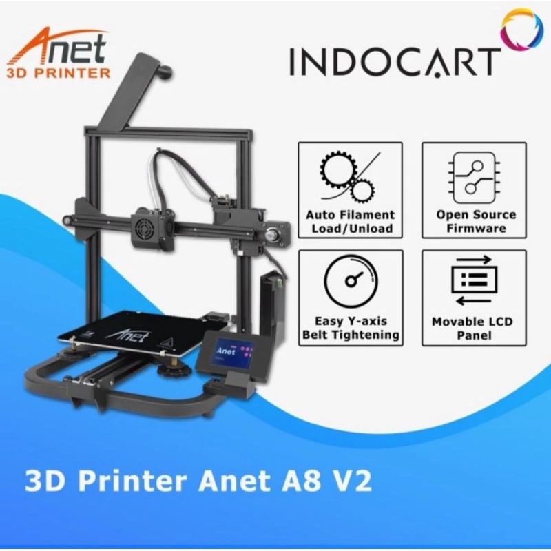 PRINTER 3D ANET A8 V2 METAL FRAME I3 GARANSI RESMI