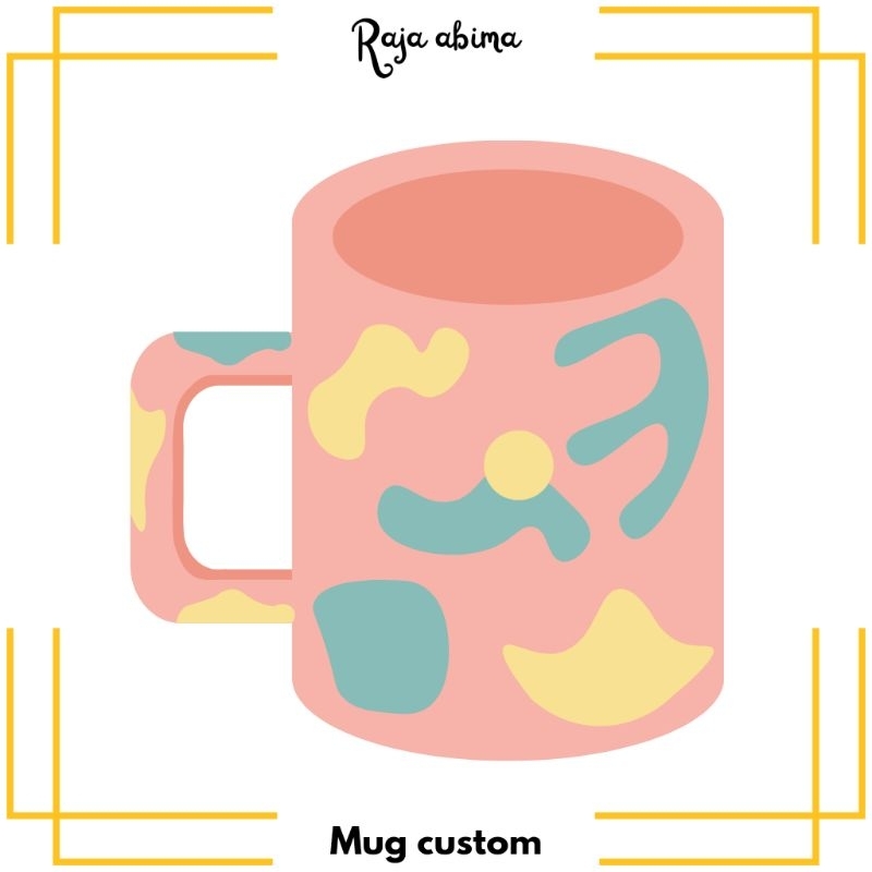 MUG CUSTOM FOTO DESIGN BEBAS
