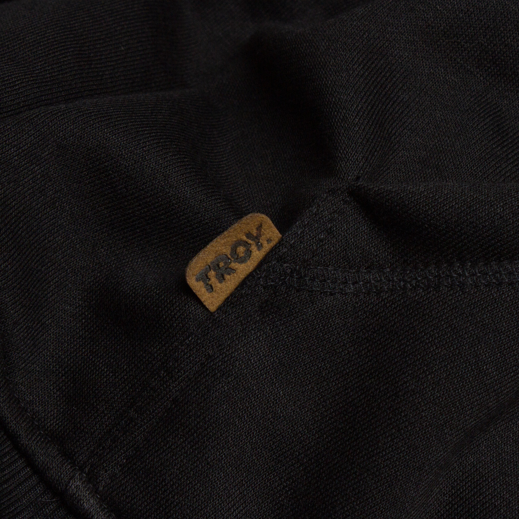 Troy Company Hoodie Black Demones Cat - Hoodie Pria Wanita Hitam KH 2507