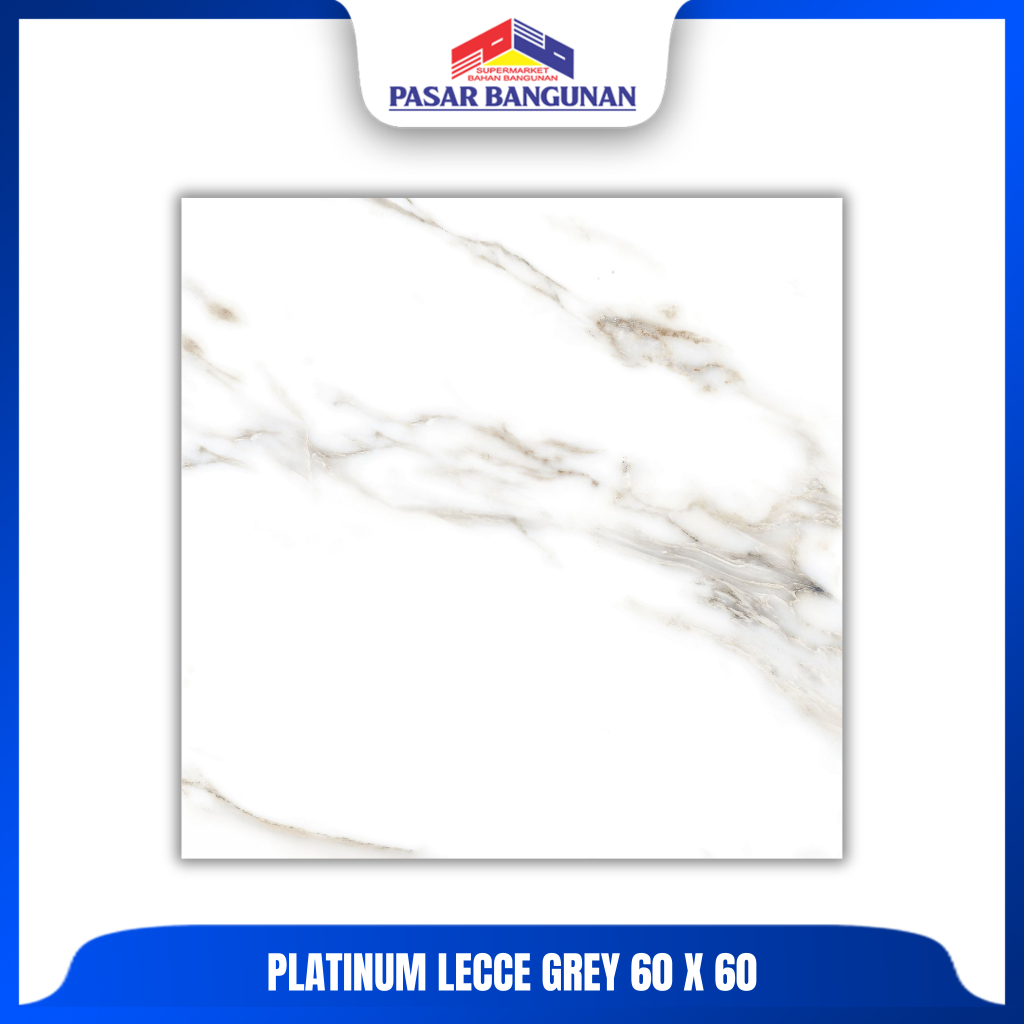 Platinum Keramik Lecce Grey Rec Glossy 50x50 KW 1