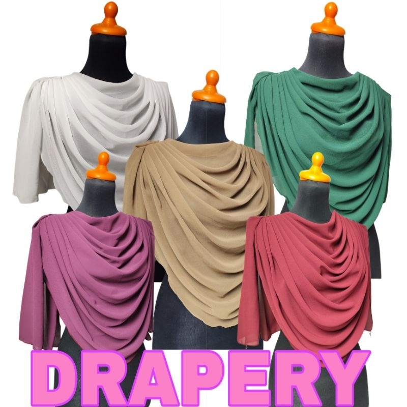 Drapery instan hijab / drappery hijab instan / DRAPARI INSTAN malaysia