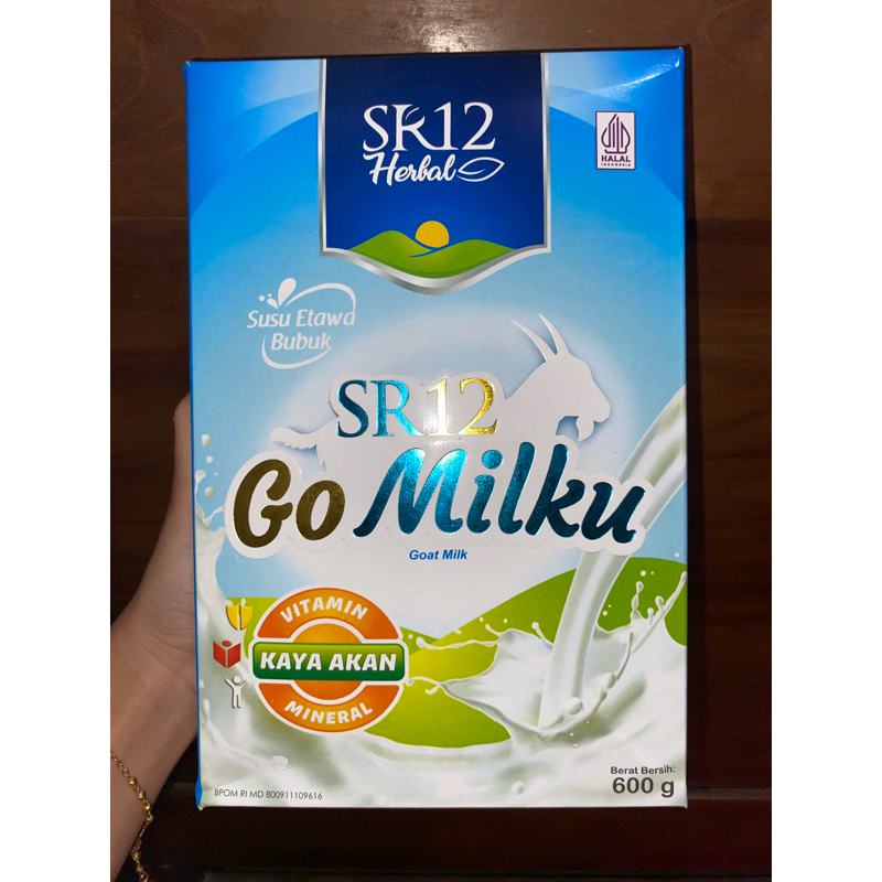 

GO MILKU SR12 SUSU KAMBING ETAWA PREMIUM 600Gr