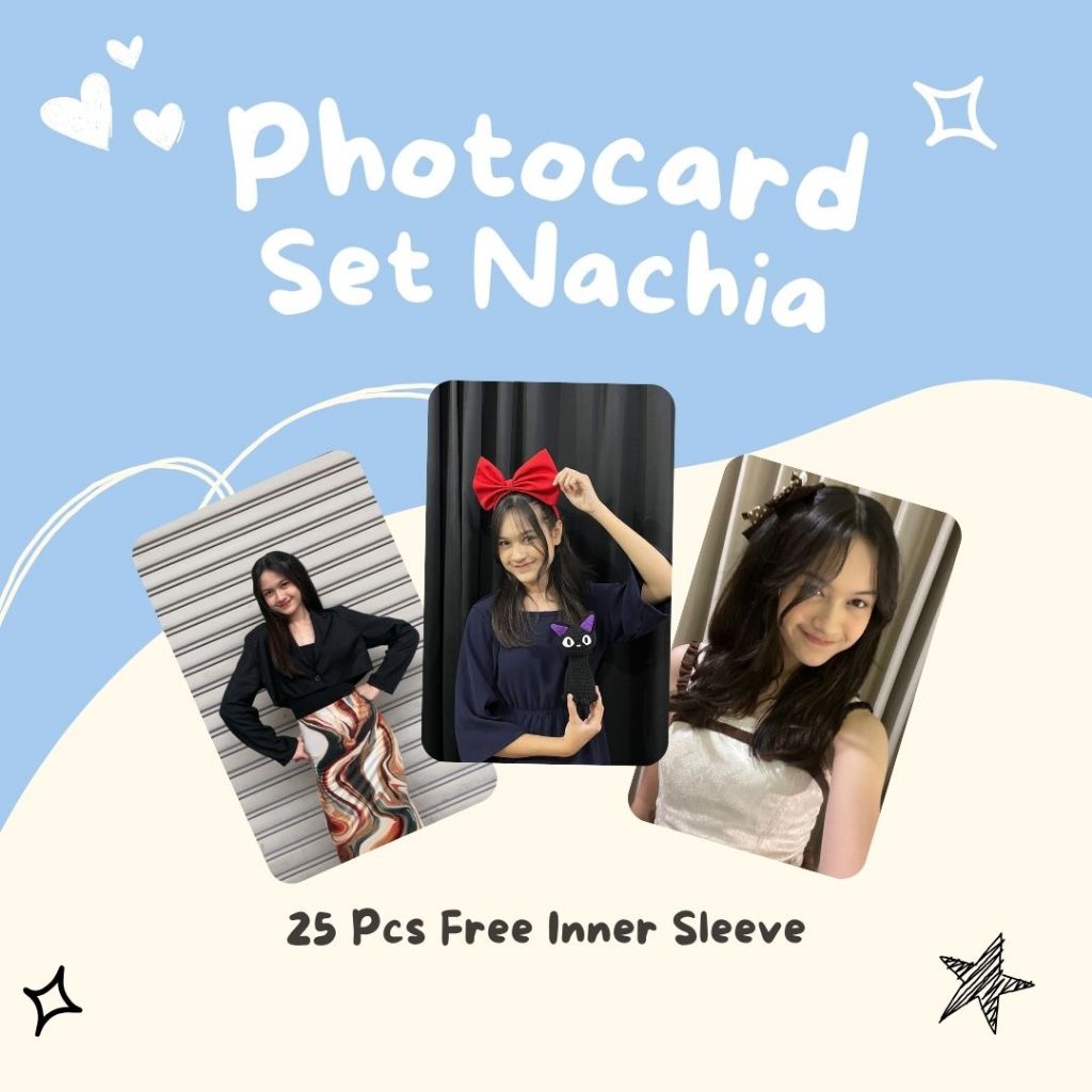 

JKT48 PC PHOTOCARD TERMURAH SET NACHIA BOLAK BALIK LAMINASI GLOSSY LARIS MURAH LENGKAP ALL MEMBER FANMADE FREYA SHANI ADEL ZEE CHRITSY INDIRA