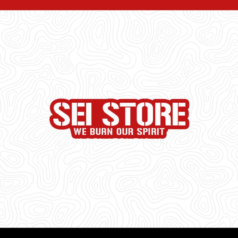 

Sticker / stiker Sei Store red isi 2