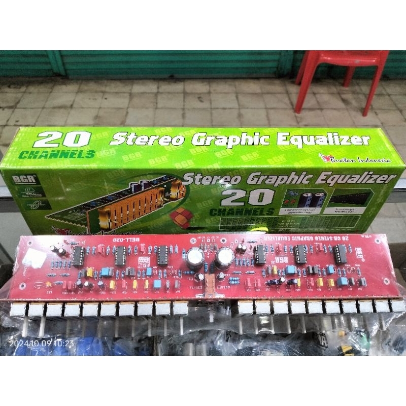 KIT EQUALIZER STEREO 20CHANNELS BGR