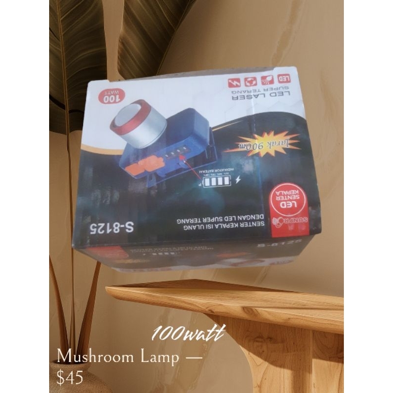 senter kepala zoom sunpro100watt