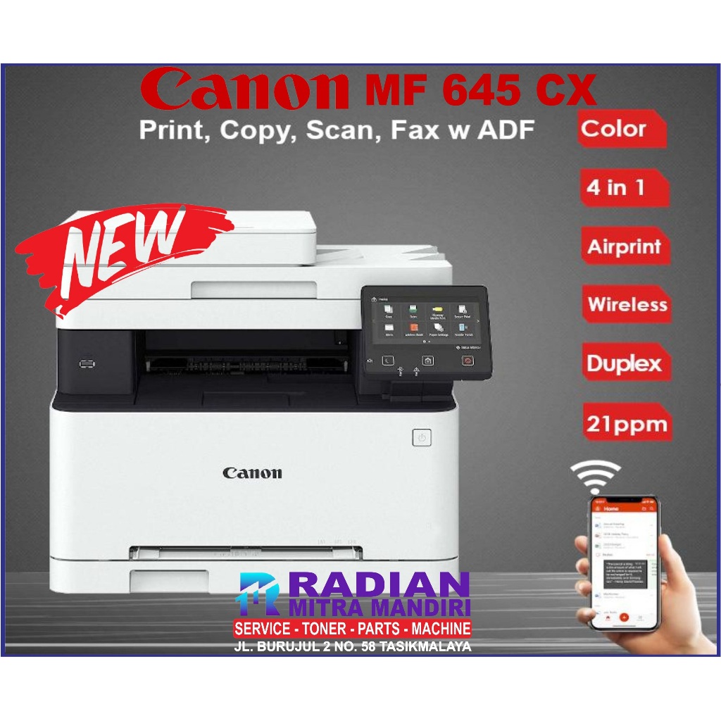 MESIN FOTOCOPY WARNA CANON imageCLASS MF-645Cx