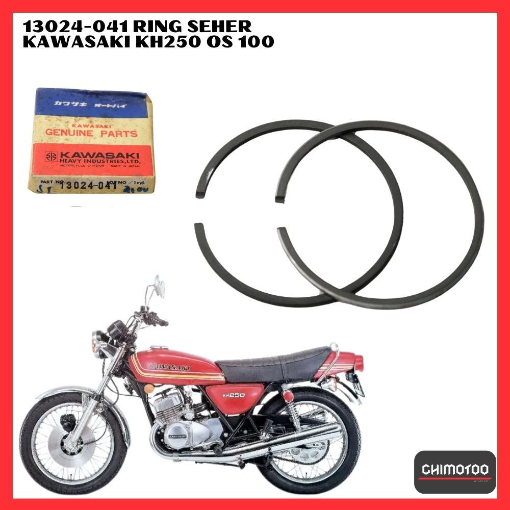 Ring Seher Piston Kawasaki Kh250 Kh 250 Os Oversize Ukuran 100