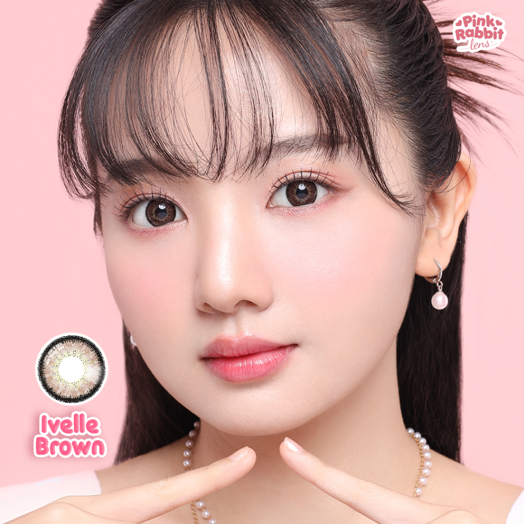 PINKRABBIT SOFTLENS  IVELLE BROWN - Normal, Minus 0.5 s/d 10.00 (1PC)