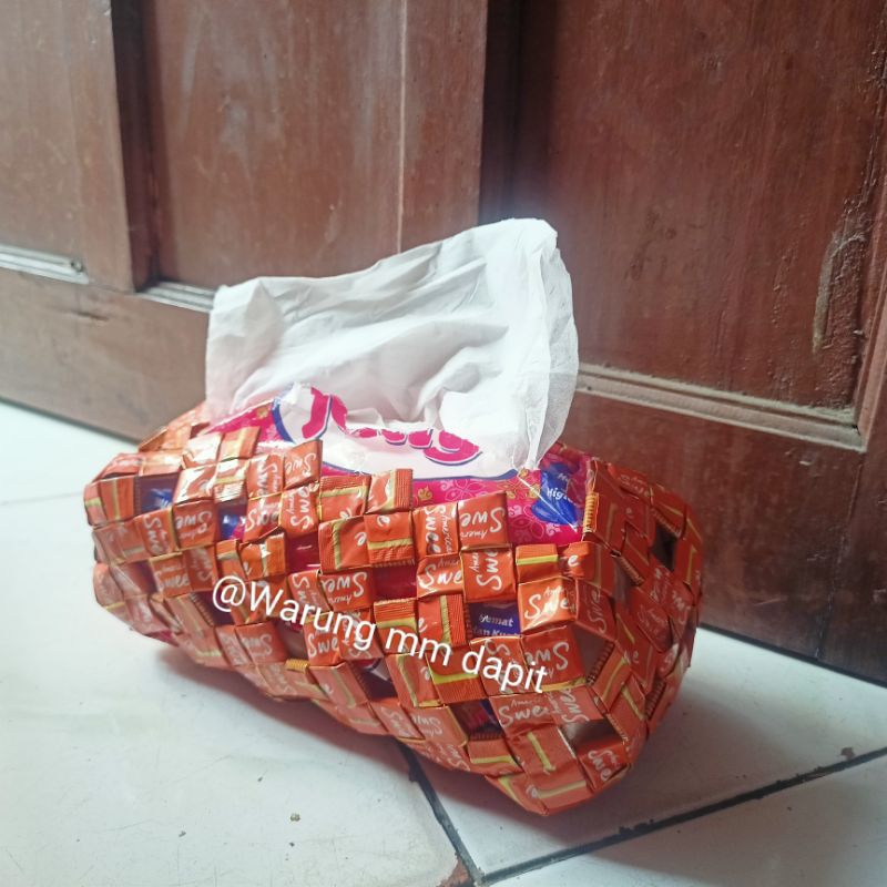 Tempat Tisu Dari Kerajinan Tangan Bungkus Kopi (Limited Edition)