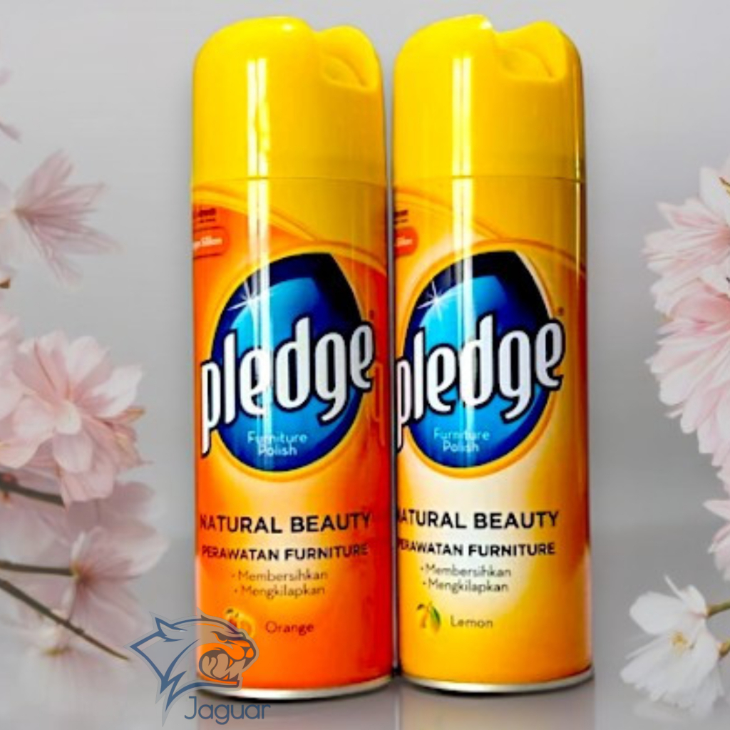 PLEDGE AEROSOL SPRAY SEMPROT PEMBERSIH PENGKILAP FURNITURE KAYU, KULIT, VINYL, MARMER, GRANIT PLEDGE