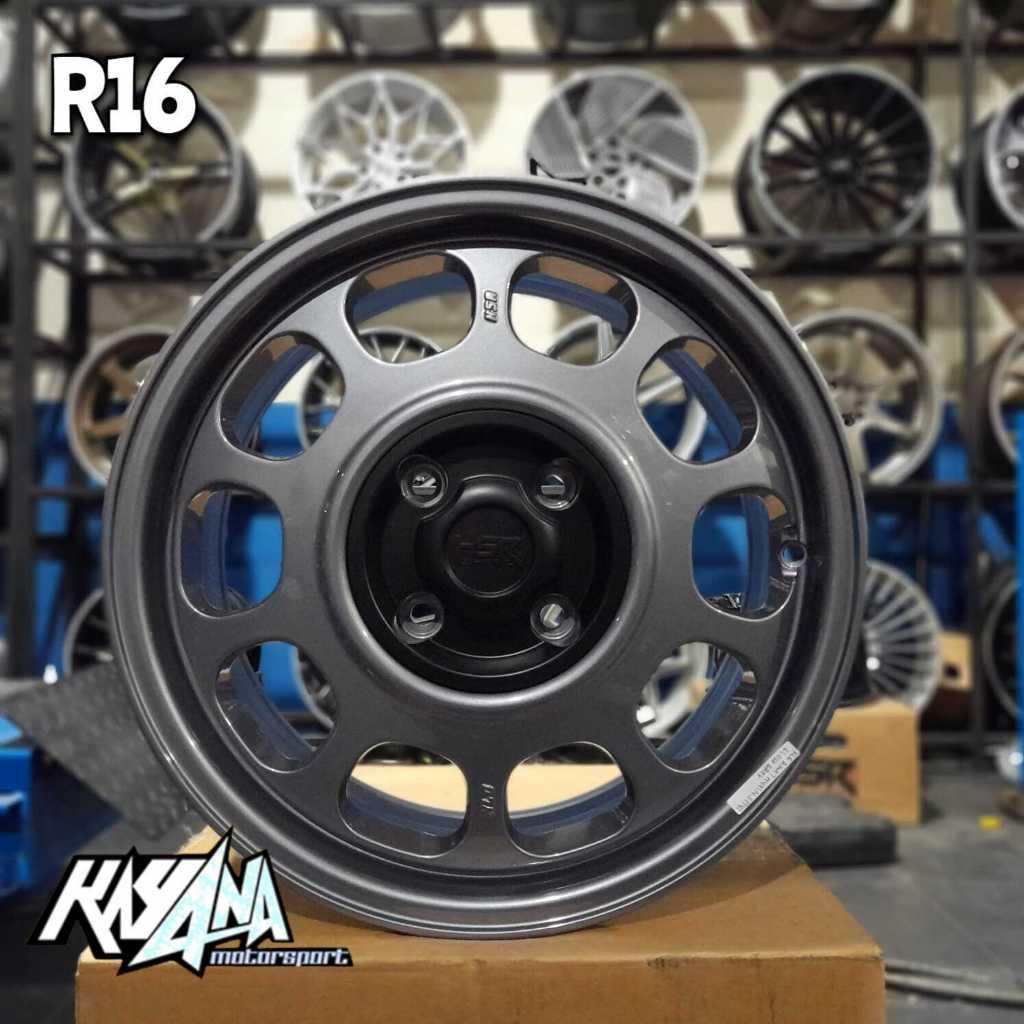 Velg Racing R15 Pcd 4x100 Lebar 6.5 Velg Brio,Mobilio,Agya,Swift Ring 15 Velg Racing Kaleng R15