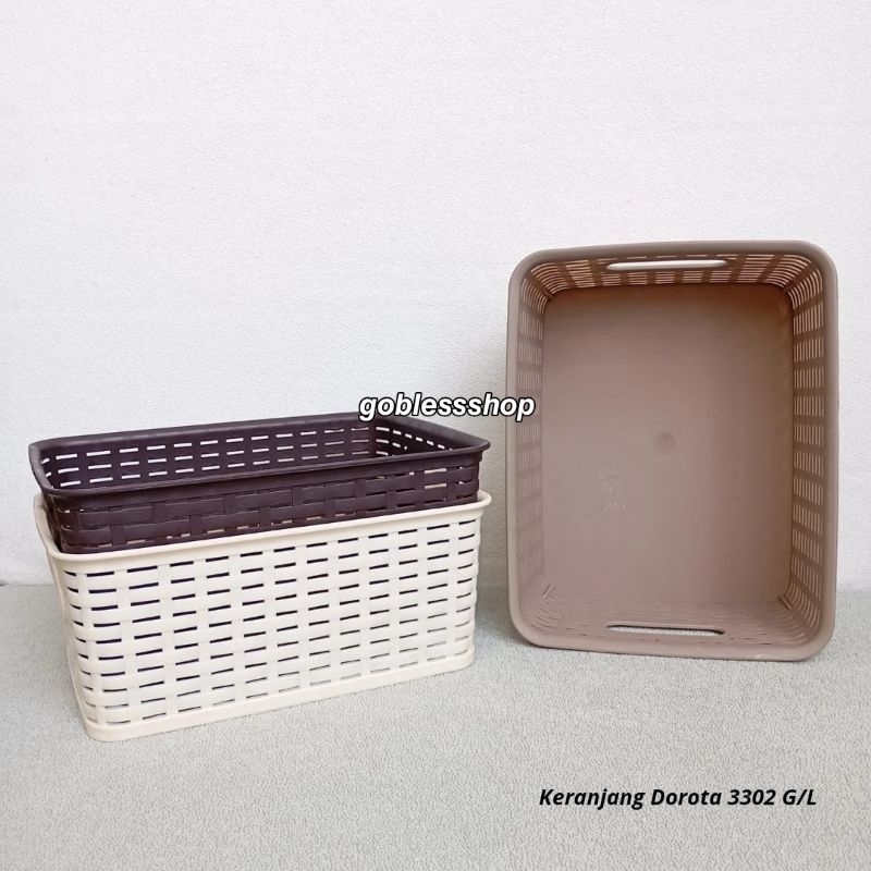 Keranjang Serbaguna Dorota 3302 Green Leaf