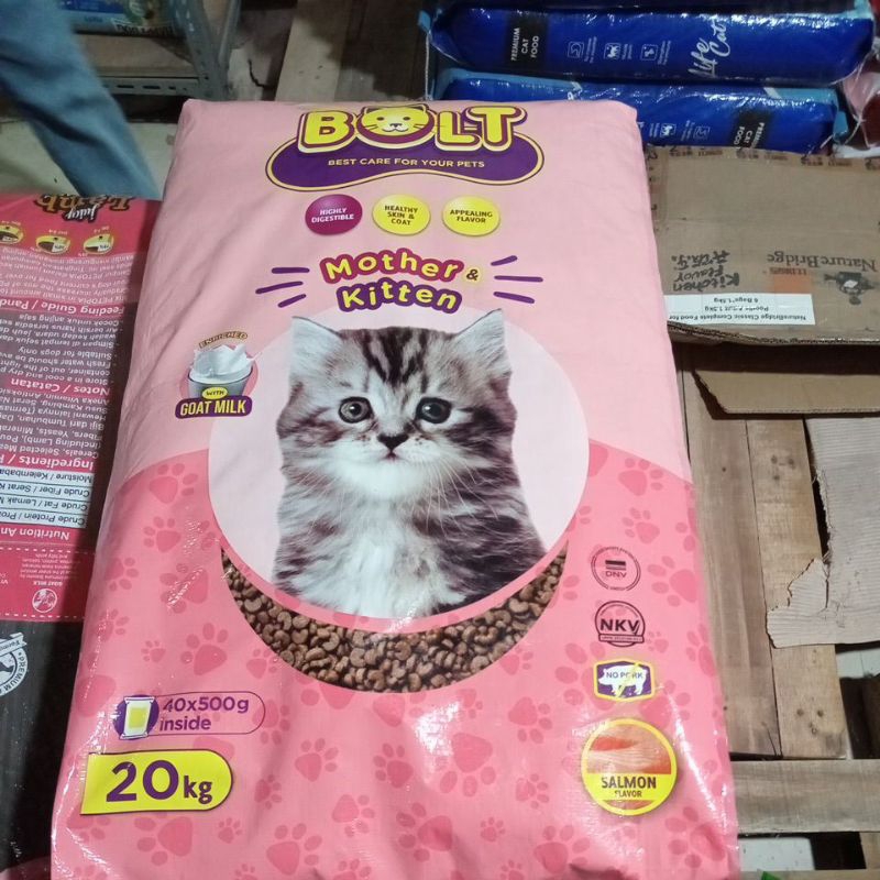 Bolt Mother Kitten Salmon 20 KG