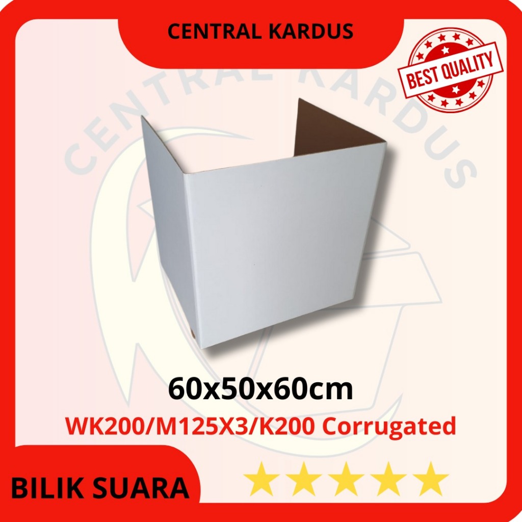 

(Harga paket 3 pcs) Bilik suara UK/60x40x60 cm