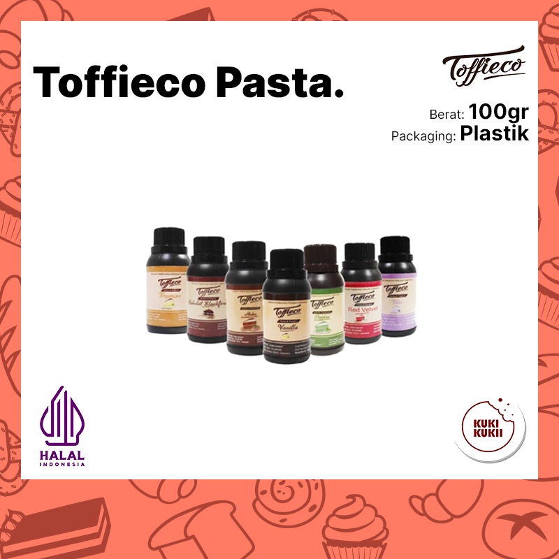 

Pasta Toffieco 100gr | Toffieco Pasta Perisa Pewarna Makanan 100 gram