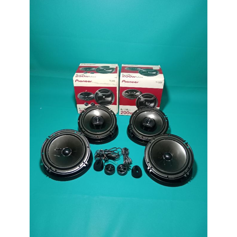 Paket Pioneer Speaker Split PIONEER seri TS-160C & Speaker Coaksial PIONEER seri TS-1620F Audio Mobi