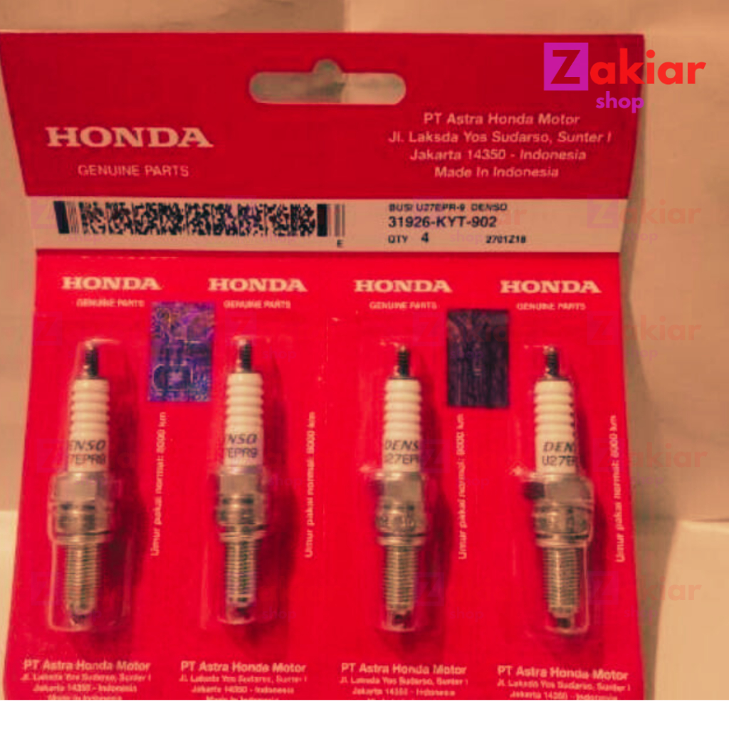 Busi Denso U27EPR-9 Beat Scoopy Spacy Vario 110 125 150 CB 150 R Verza Megapro Monoshock Fi Original