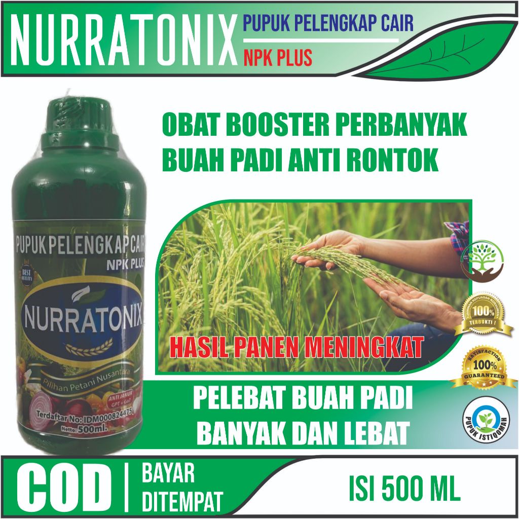 Pupuk Padi Sawah Terbaik / Pupuk Padi Sawah Terbaik / Pupuk Padi Semprot Penyubur / Pupuk Padi Peleb
