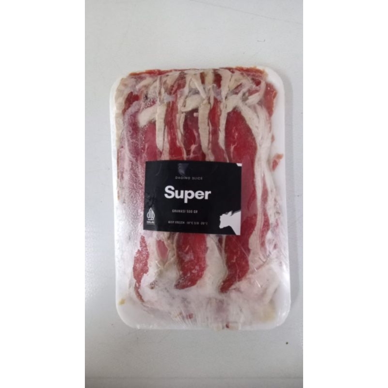 

Daging Slice Super 500 gr Bogor Frozen