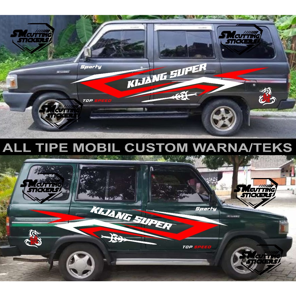 Stiker Mobil Kijang Super Stiker Body Kijang Super Stiker Kijang Super