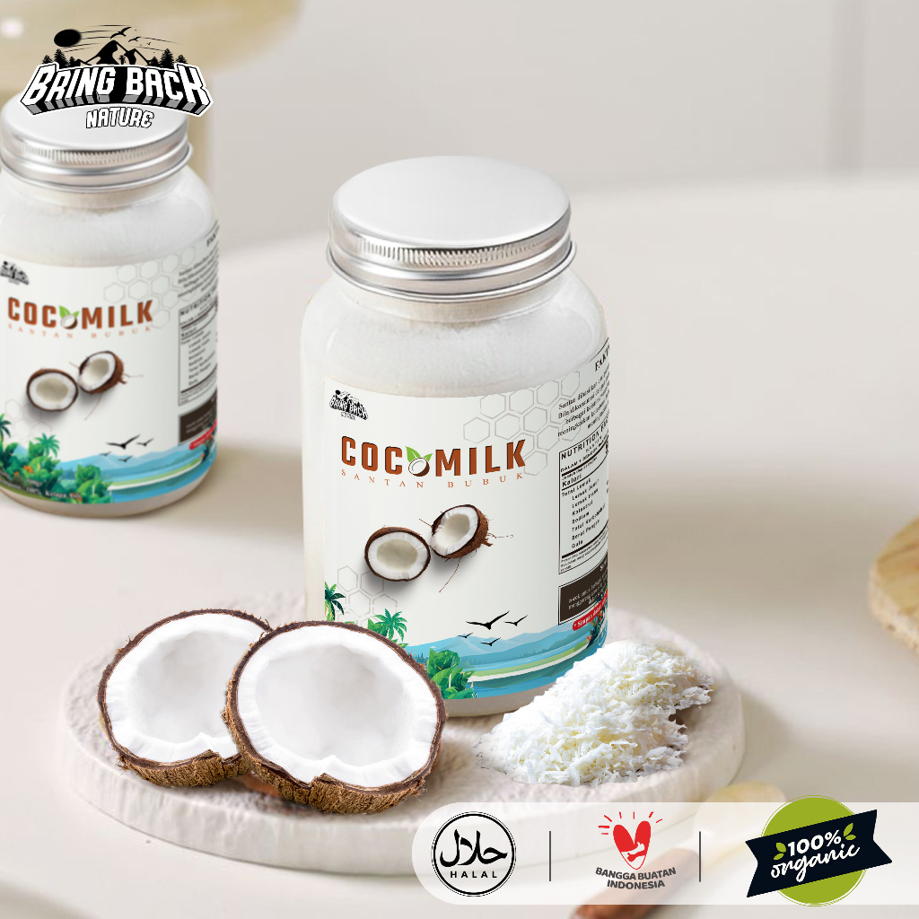 

CREAM COCONUT POWDER 350gr / SANTAN BUBUK PREMIUM MPASI BB BOOSTER / ORGANIC COCONUT MILK POWDER